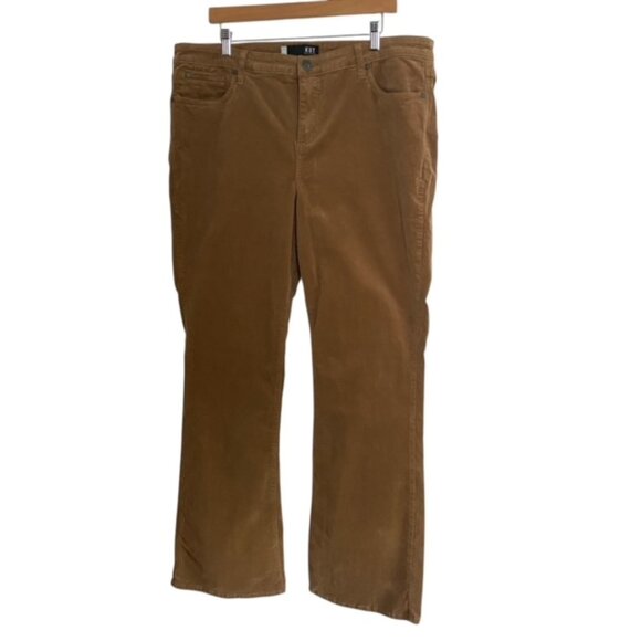 Kut from the Kloth Karen Brown Baby Boot Corduroy Pants 18 - Picture 1 of 5
